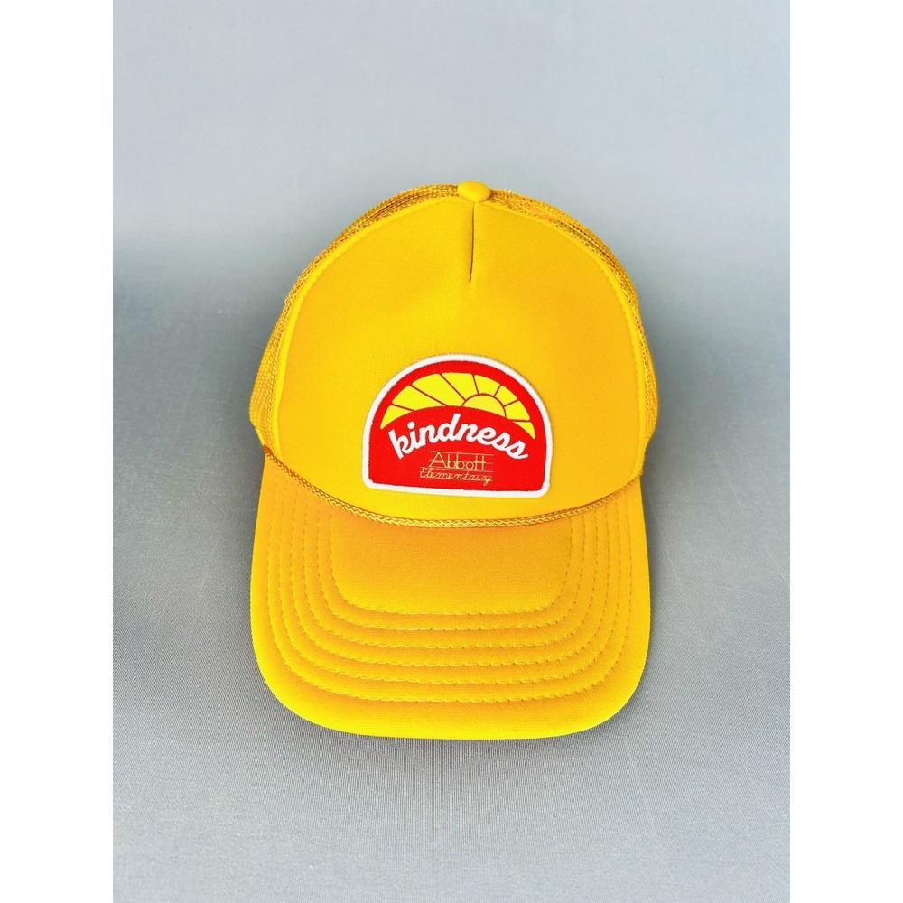 Abbott‎ Elementary Kindness Yellow SnapBack Trucker Hat TV Show Promo Cap